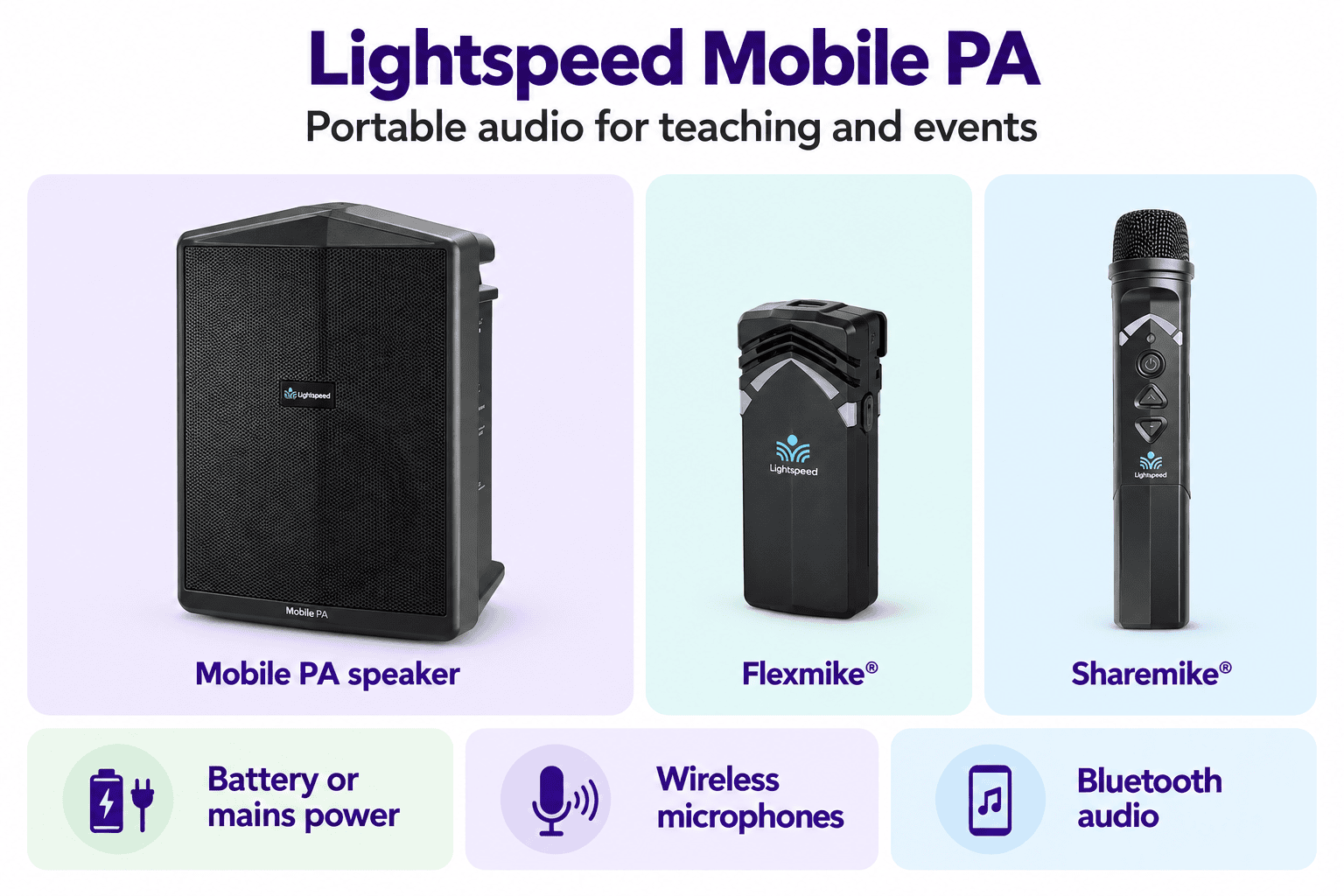 Lightspeed mobile pa